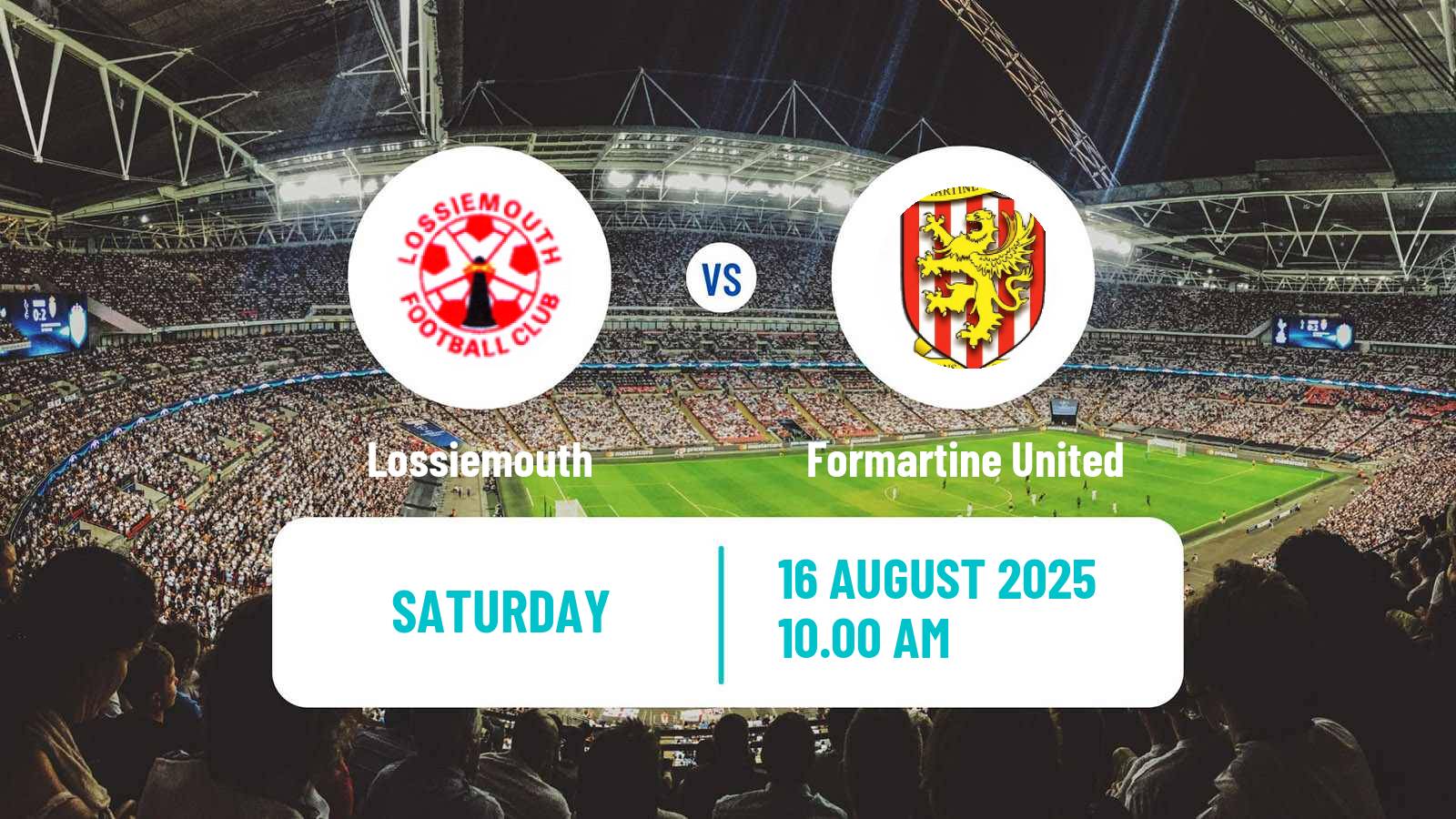 Football Scottish Highland League Lossiemouth - Formartine United