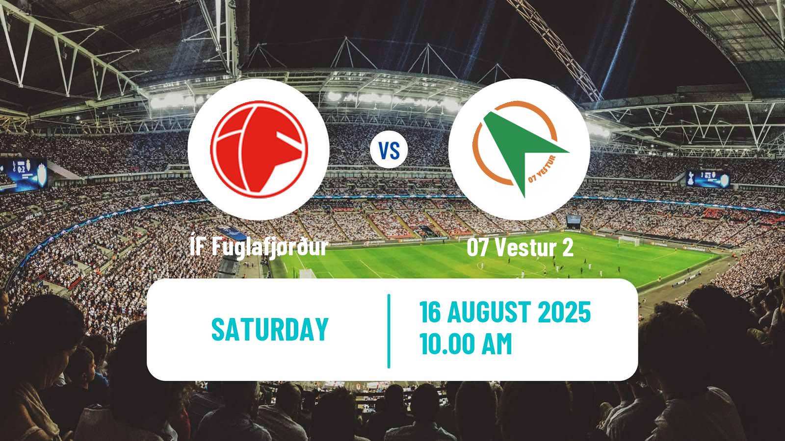 Football Faroe Islands 1 Deild ÍF Fuglafjørður - 07 Vestur 2