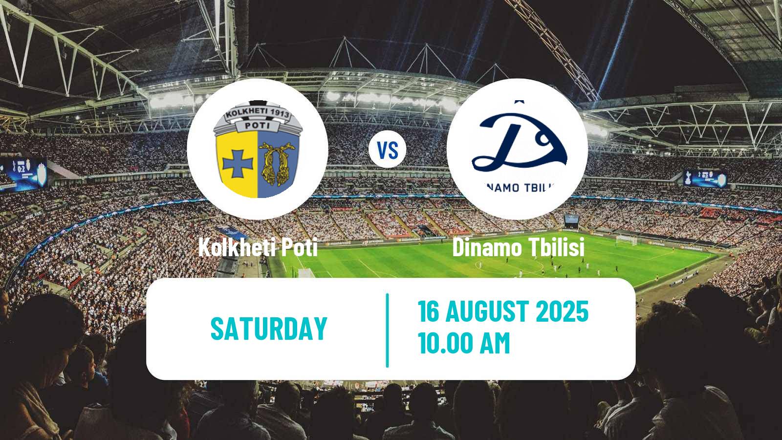 Football Georgian Erovnuli Liga Kolkheti Poti - Dinamo Tbilisi