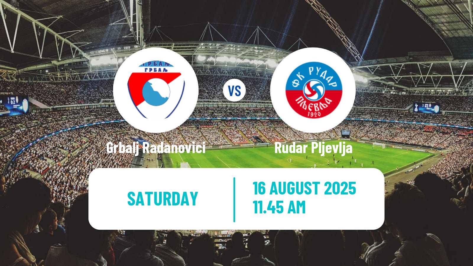Football Montenegrin Druga Liga Grbalj Radanovici - Rudar Pljevlja