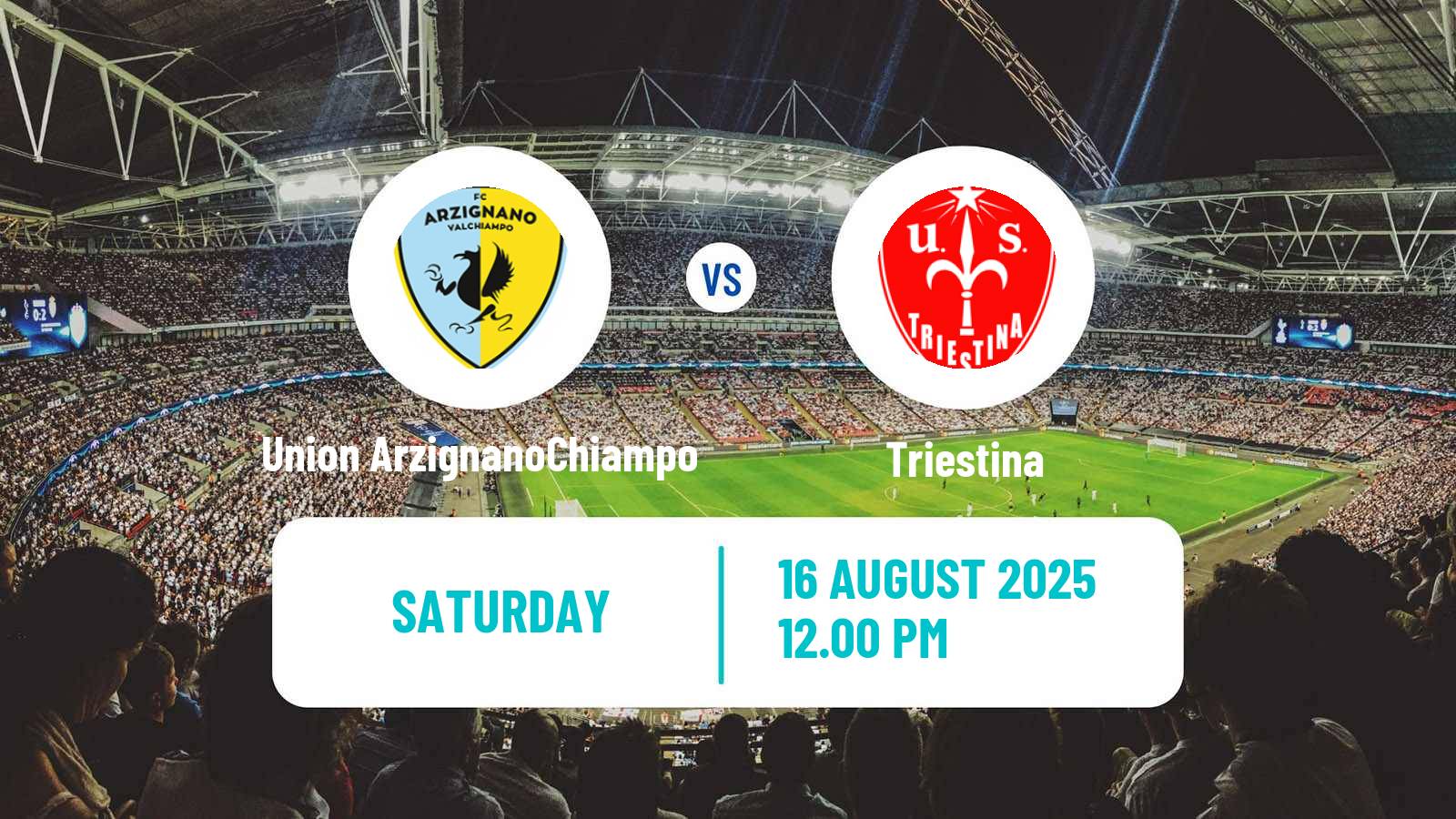 Football Coppa Italia Serie C Union ArzignanoChiampo - Triestina