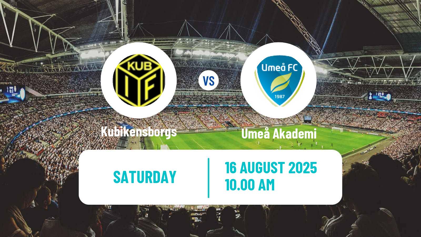 Football Swedish Division 2 - Norrland Kubikensborgs - Umeå Akademi
