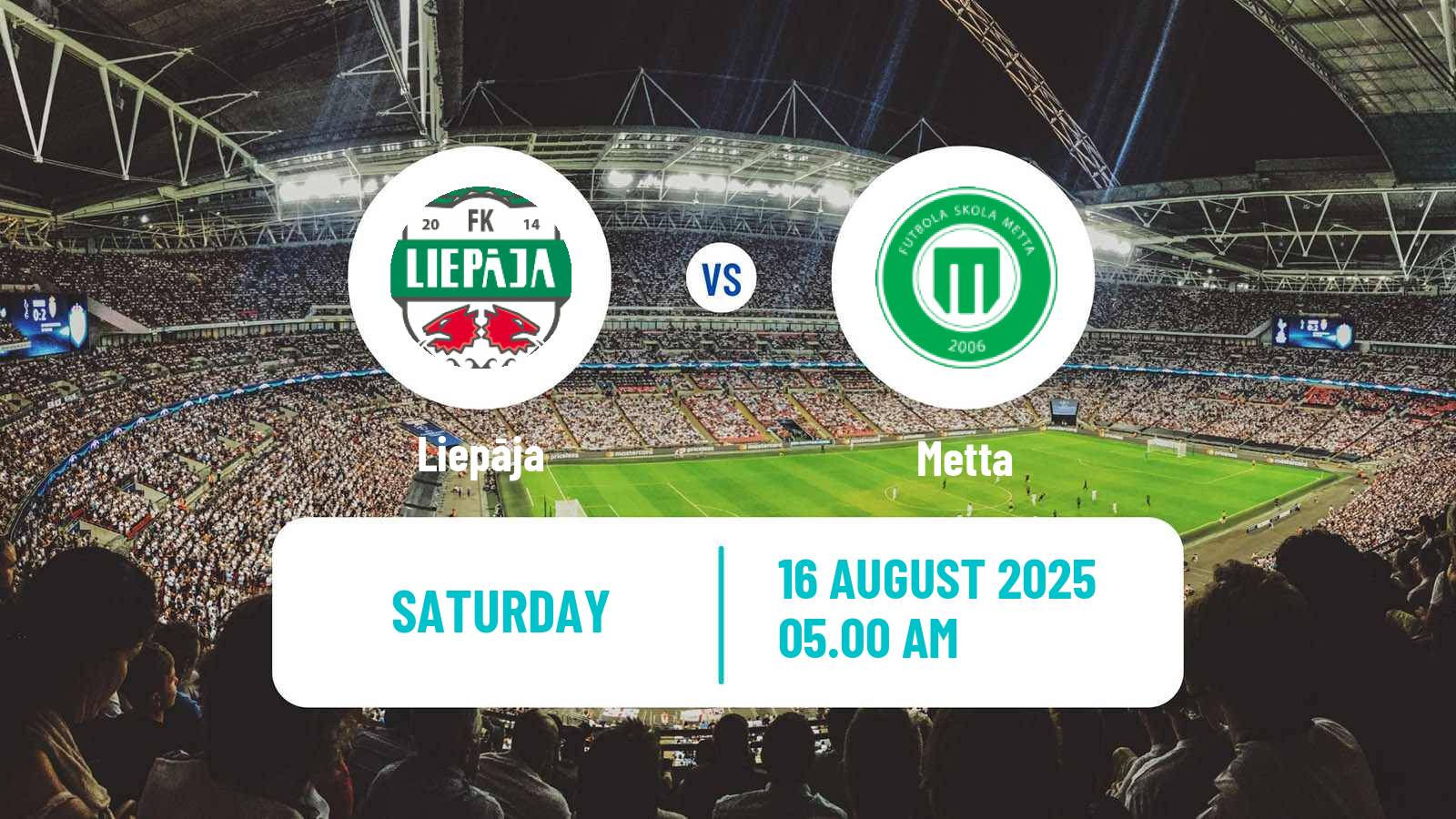 Football Latvian 1 Liga Women Liepāja - Metta
