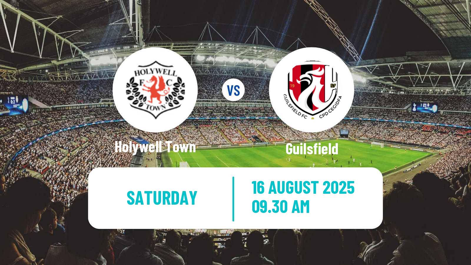 Football Welsh Cymru North Holywell Town - Guilsfield
