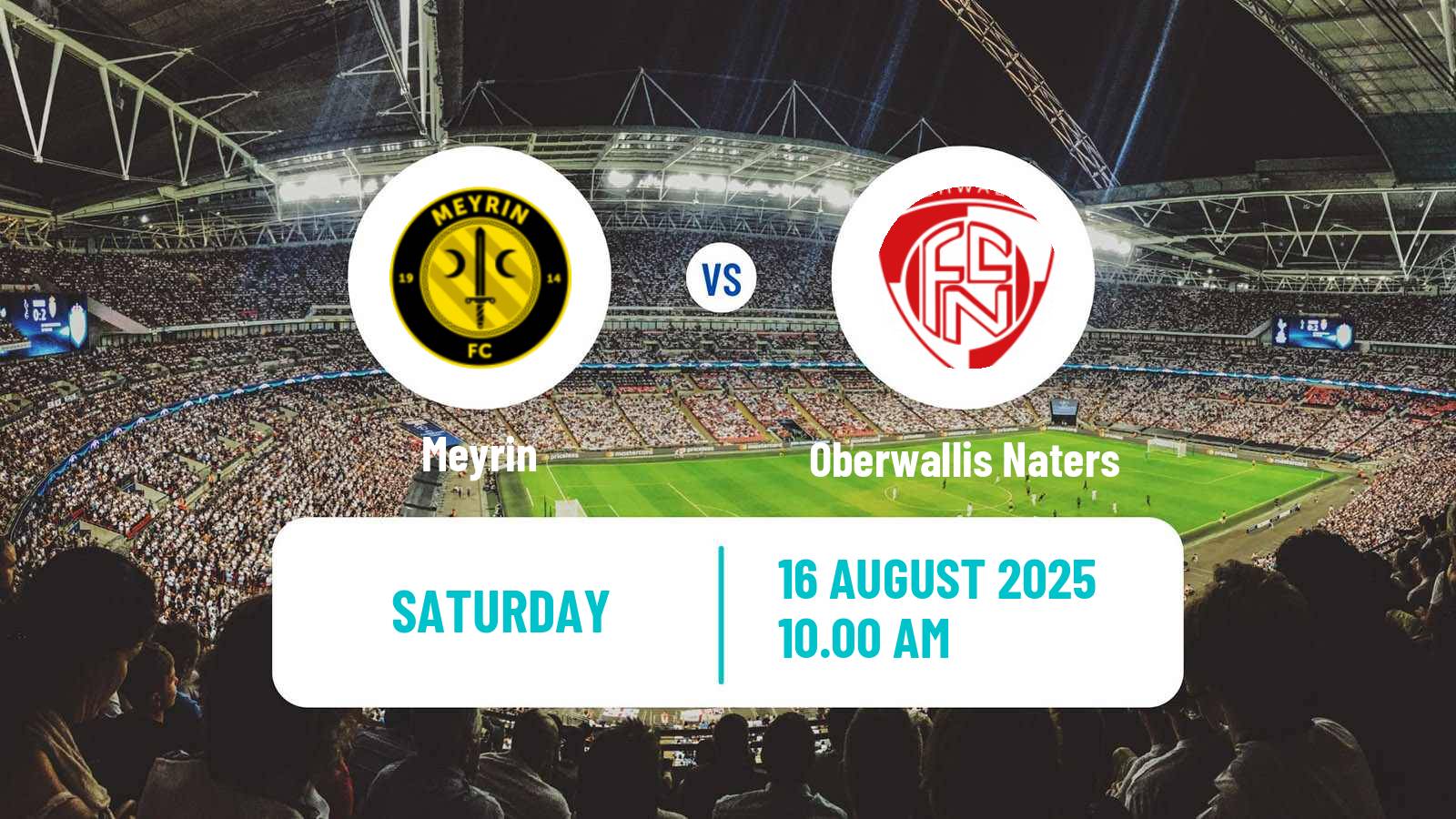 Football Swiss 1 Liga Classic Group 1 Meyrin - Oberwallis Naters