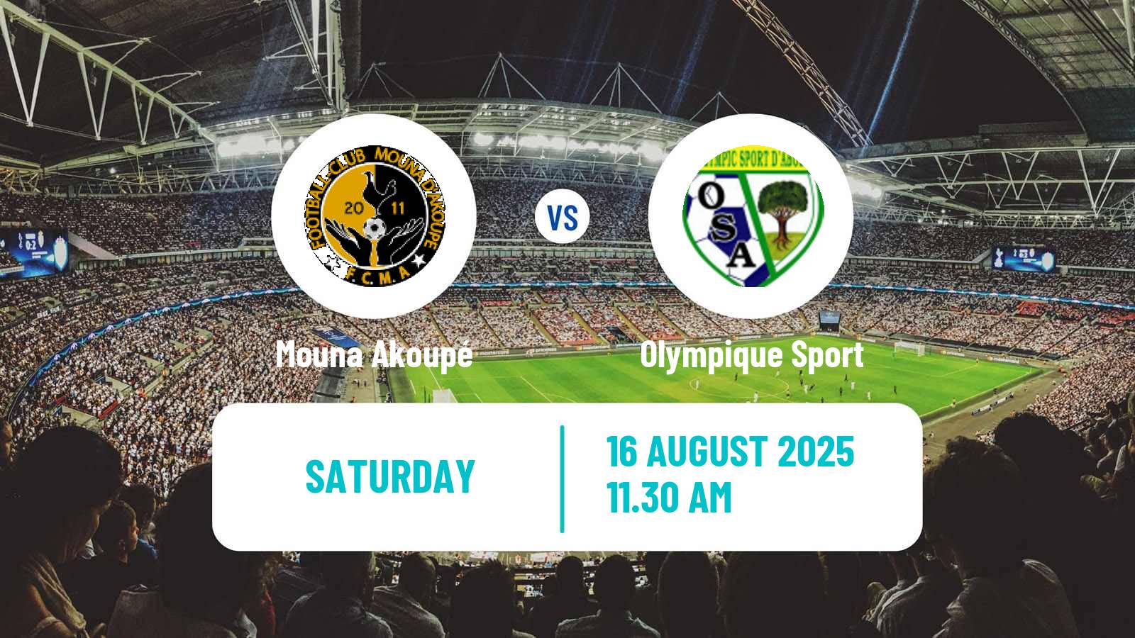 Football Cote d`Ivoire Ligue 1 Mouna Akoupé - Olympique Sport