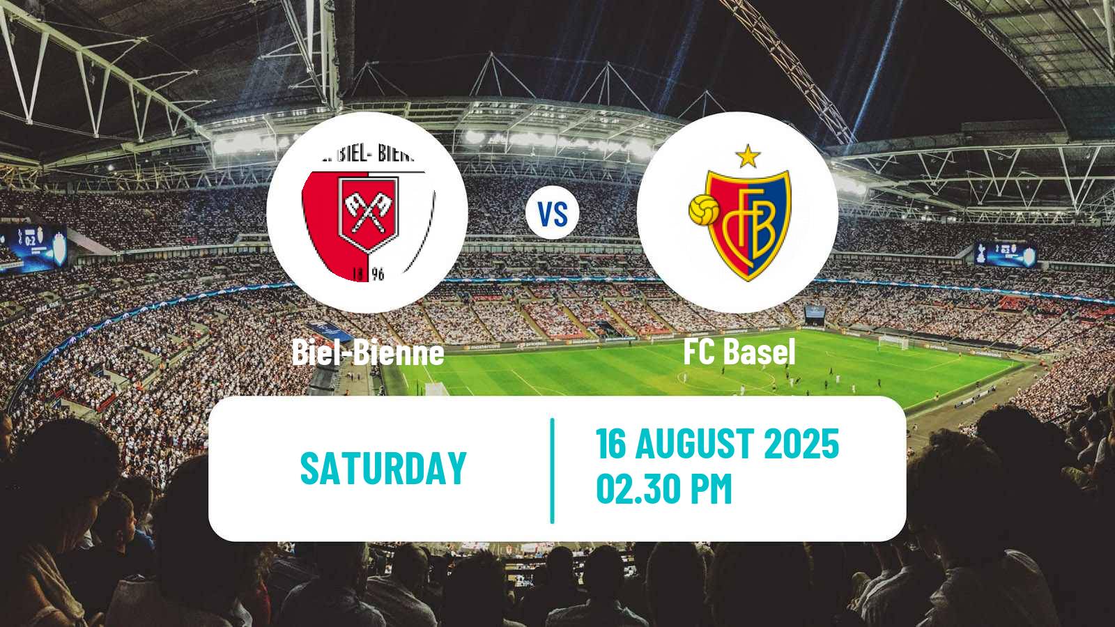 Football Swiss Cup Biel-Bienne - Basel
