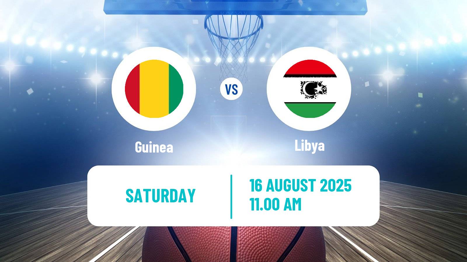 Basketball African Championship Basketball Guinea - Libya