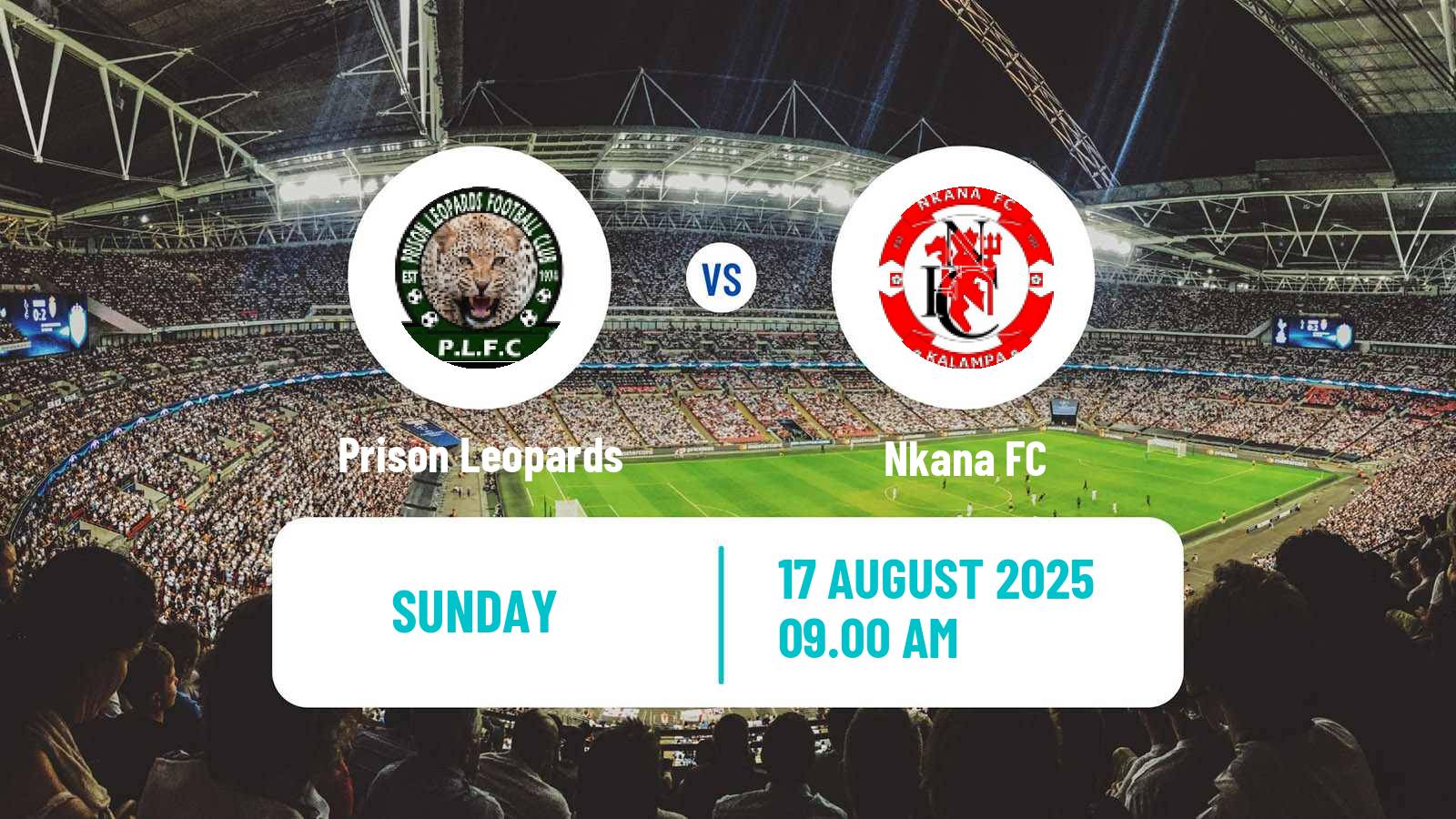 Football Zambian Premier League Prison Leopards - Nkana