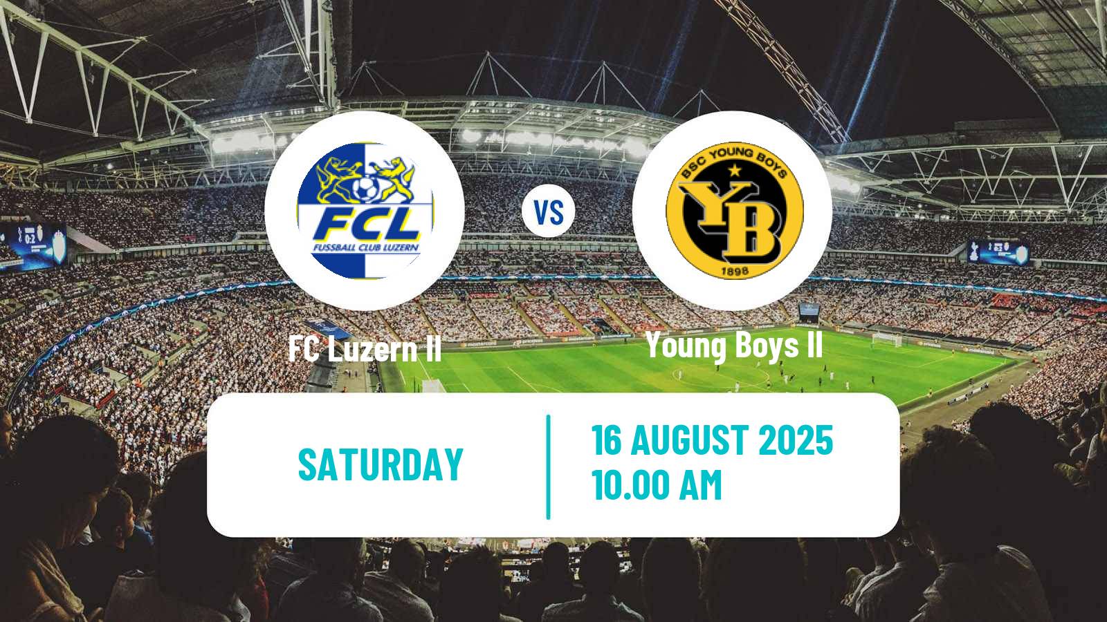 Football Swiss Promotion League Luzern II - Young Boys II