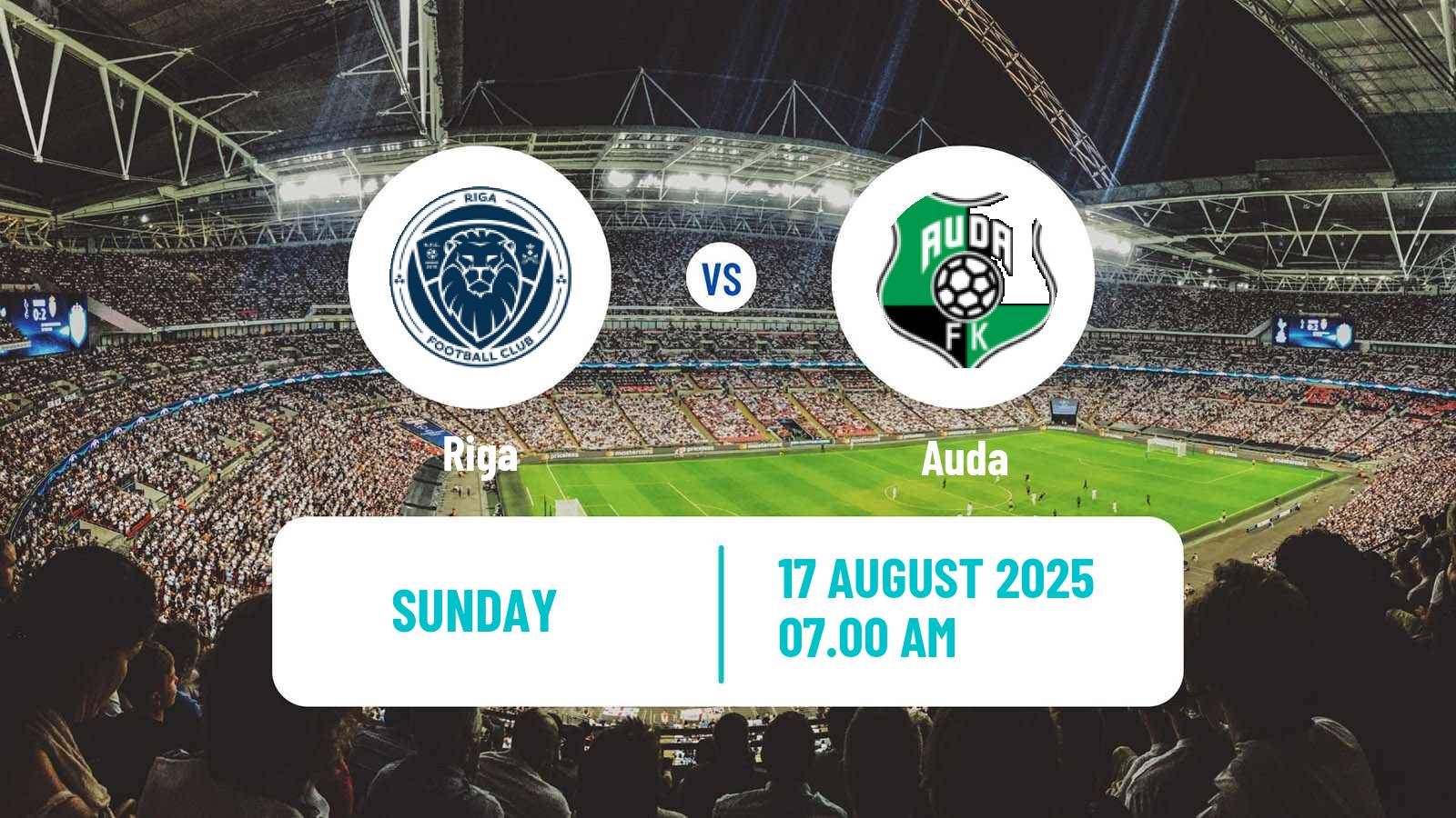 Football Latvian 1 Liga Women Riga - Auda