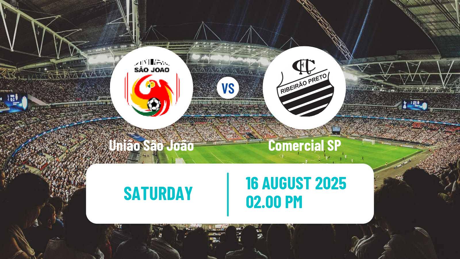 Football Brazilian Copa Paulista União São João - Comercial SP