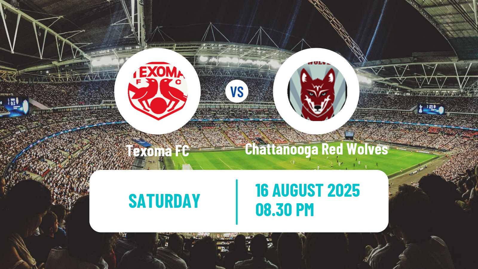 Football USL League One Texoma - Chattanooga Red Wolves