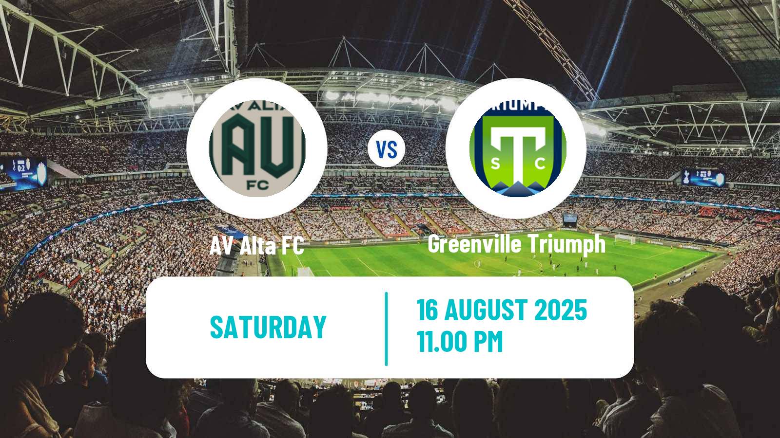 Football USL League One AV Alta - Greenville Triumph