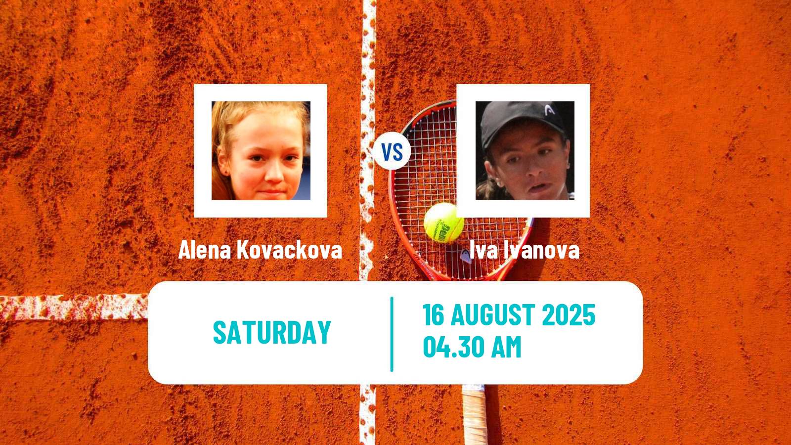 Tennis ITF W15 Monastir 29 Women Alena Kovackova - Iva Ivanova