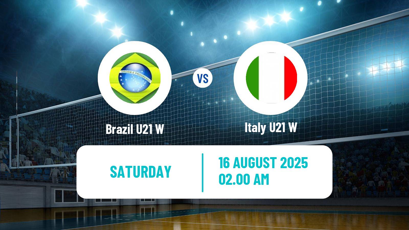 Volleyball World Championship U21 Volleyball Women Brazil U21 W - Italy U21 W