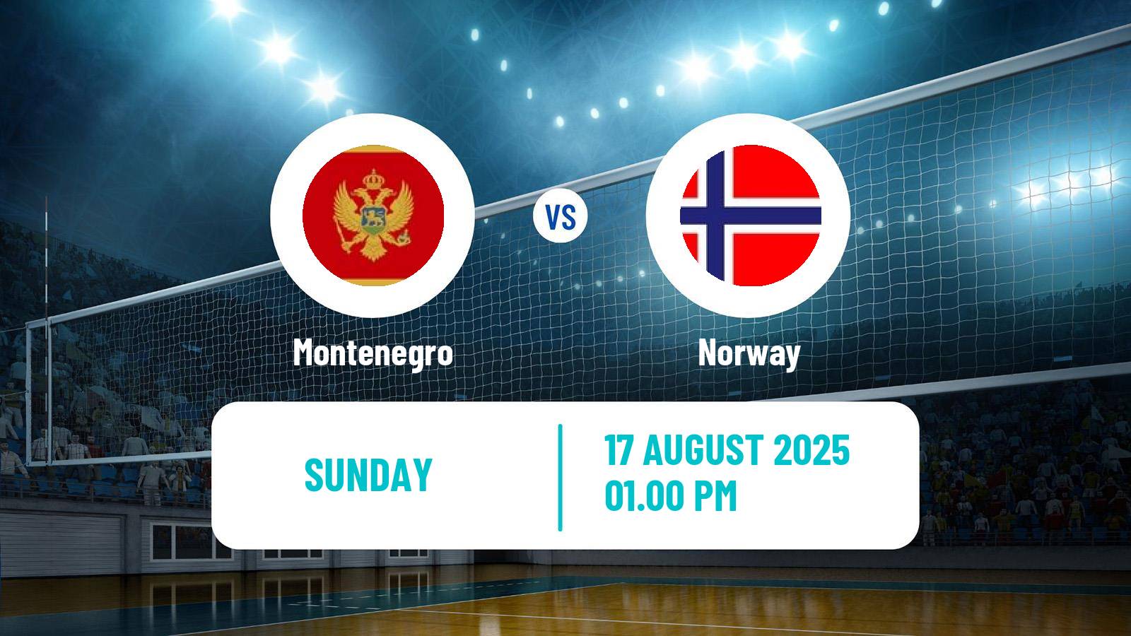Volleyball European Championships Volleyball Montenegro - Norway