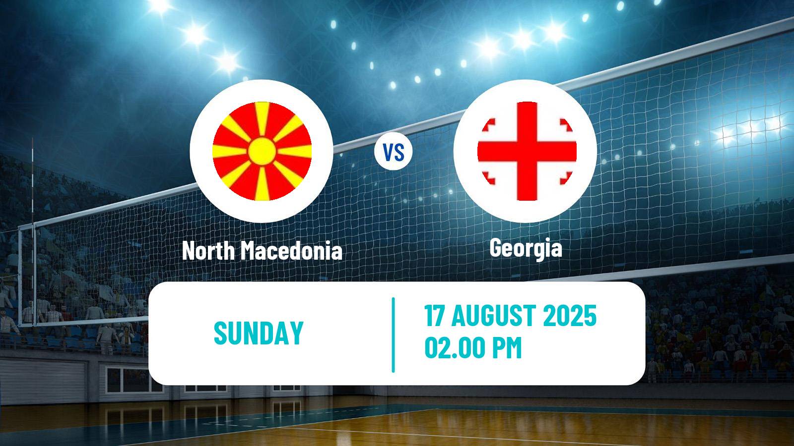 Volleyball European Championships Volleyball North Macedonia - Georgia