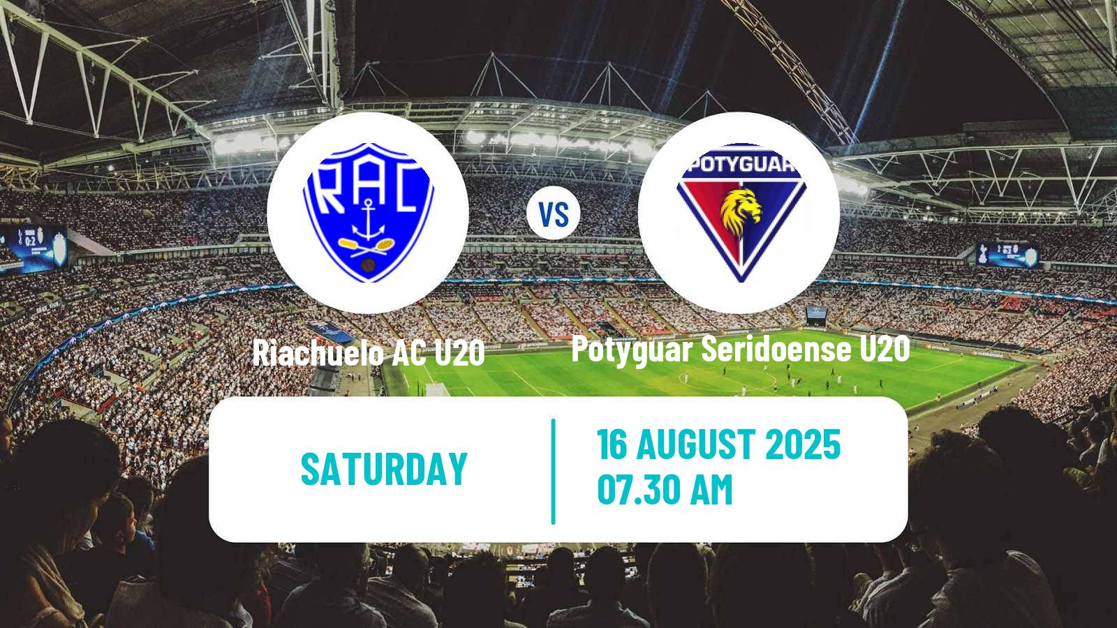 Football Brazilian Potiguar U20 Riachuelo AC U20 - Potyguar Seridoense U20