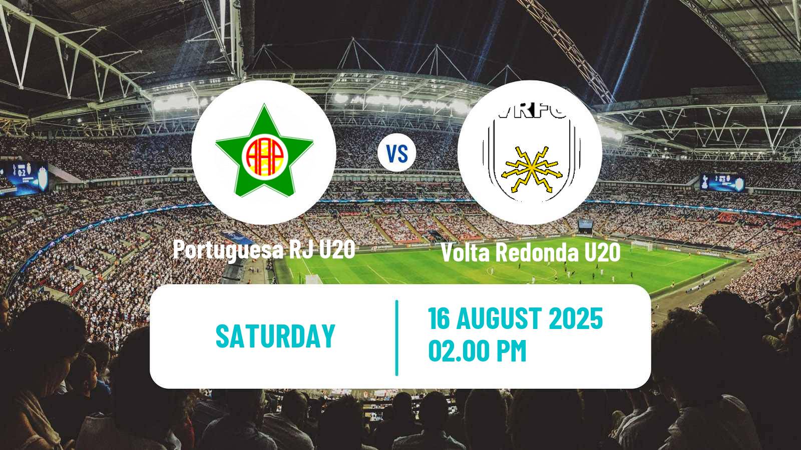 Football Brazilian Carioca U20 Portuguesa RJ U20 - Volta Redonda U20