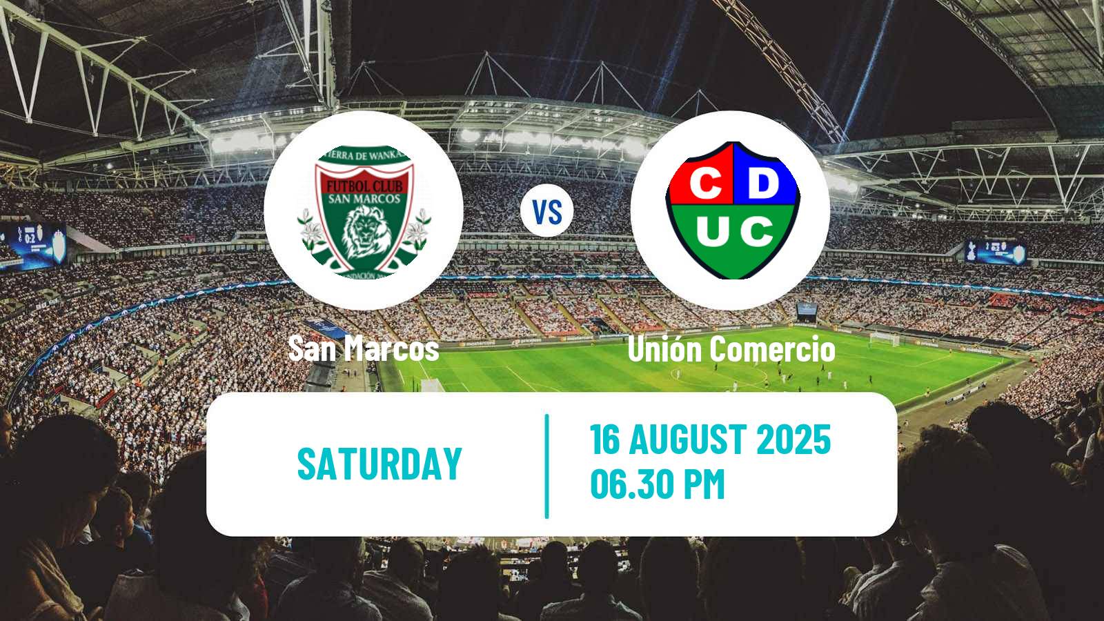 Football Peruvian Liga 2 San Marcos - Unión Comercio