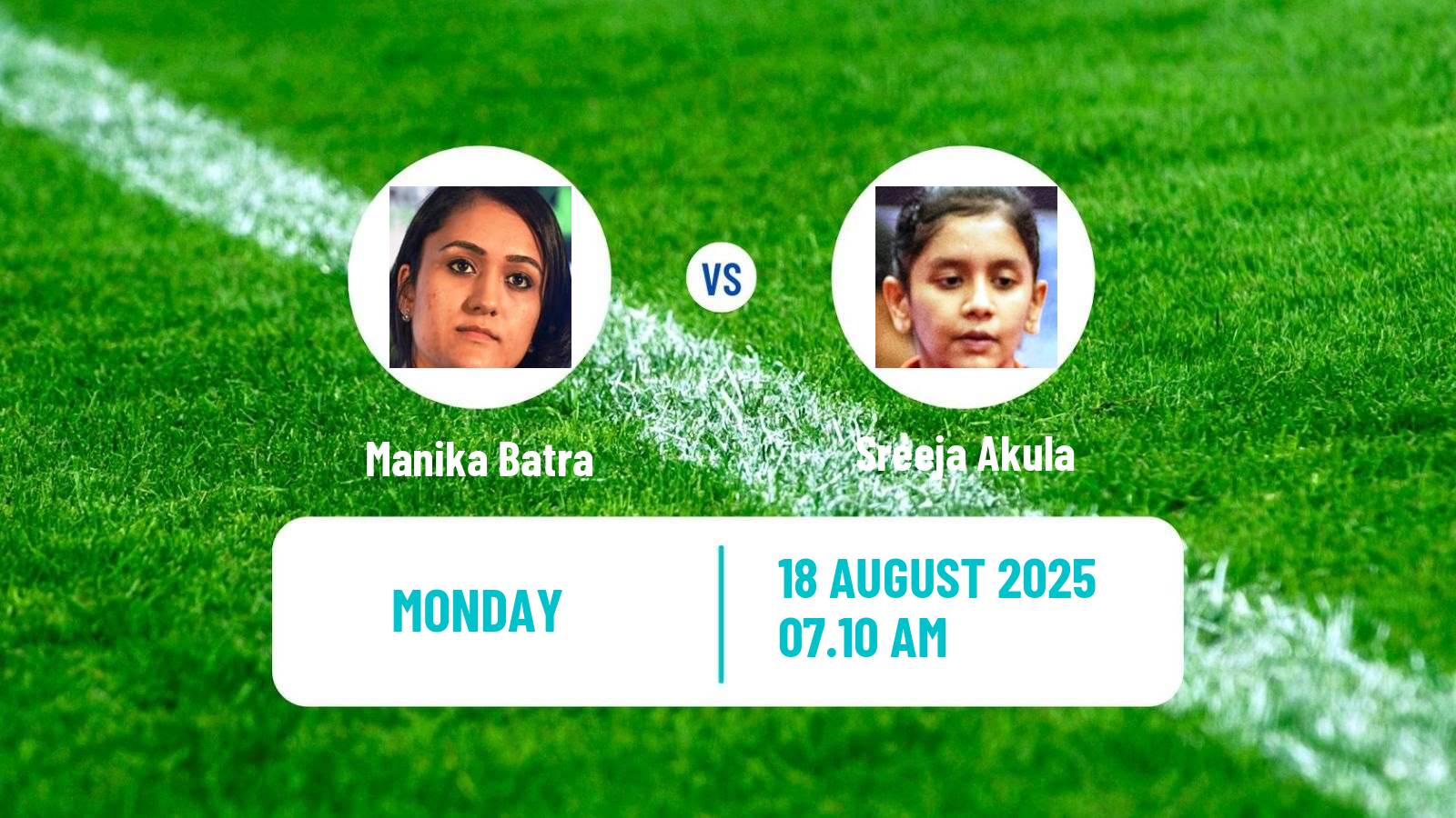Table tennis Europe Smash Sweden Women Manika Batra - Sreeja Akula