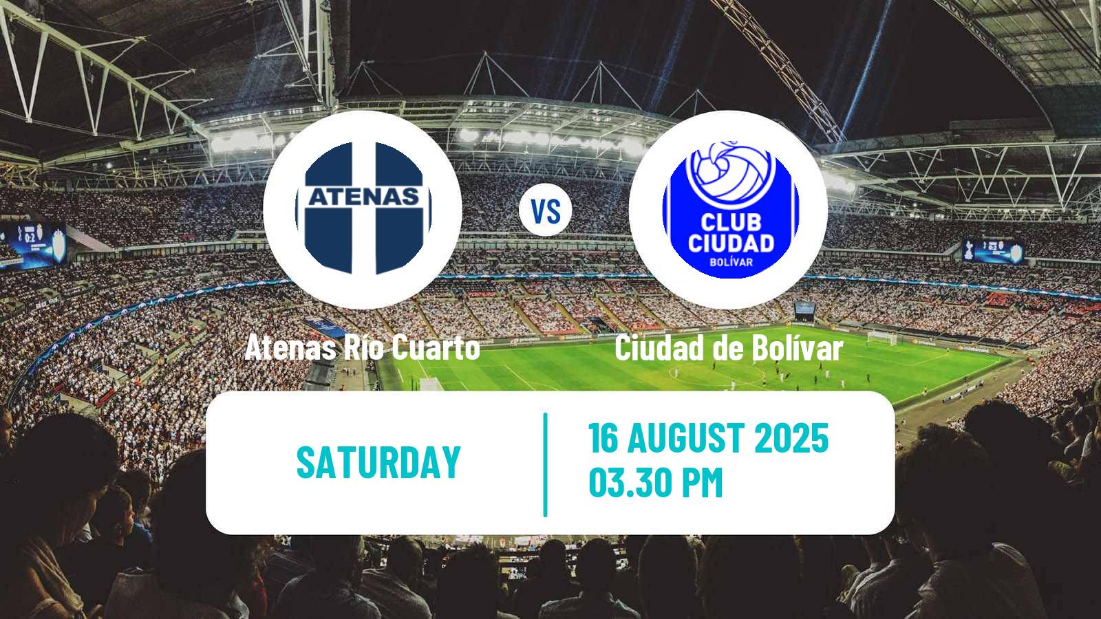 Football Argentinian Torneo Federal Atenas Río Cuarto - Ciudad de Bolívar