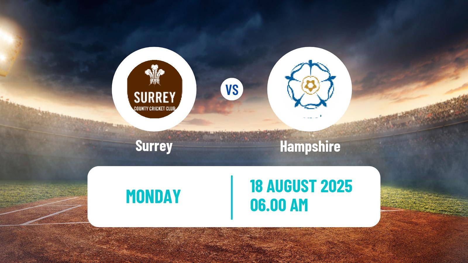 Cricket Royal London One-Day Cup Surrey - Hampshire
