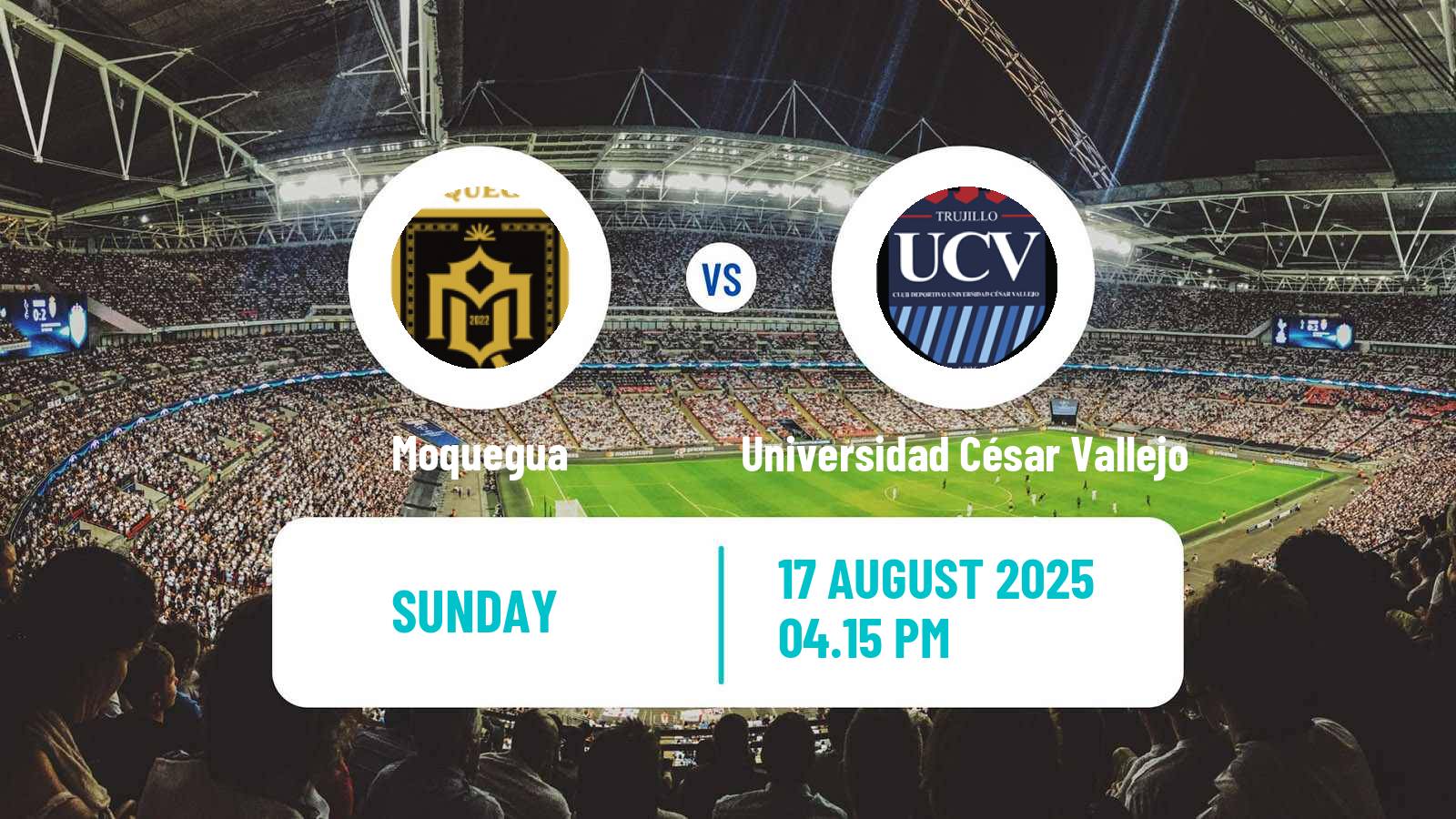 Football Peruvian Liga 2 Moquegua - Universidad César Vallejo