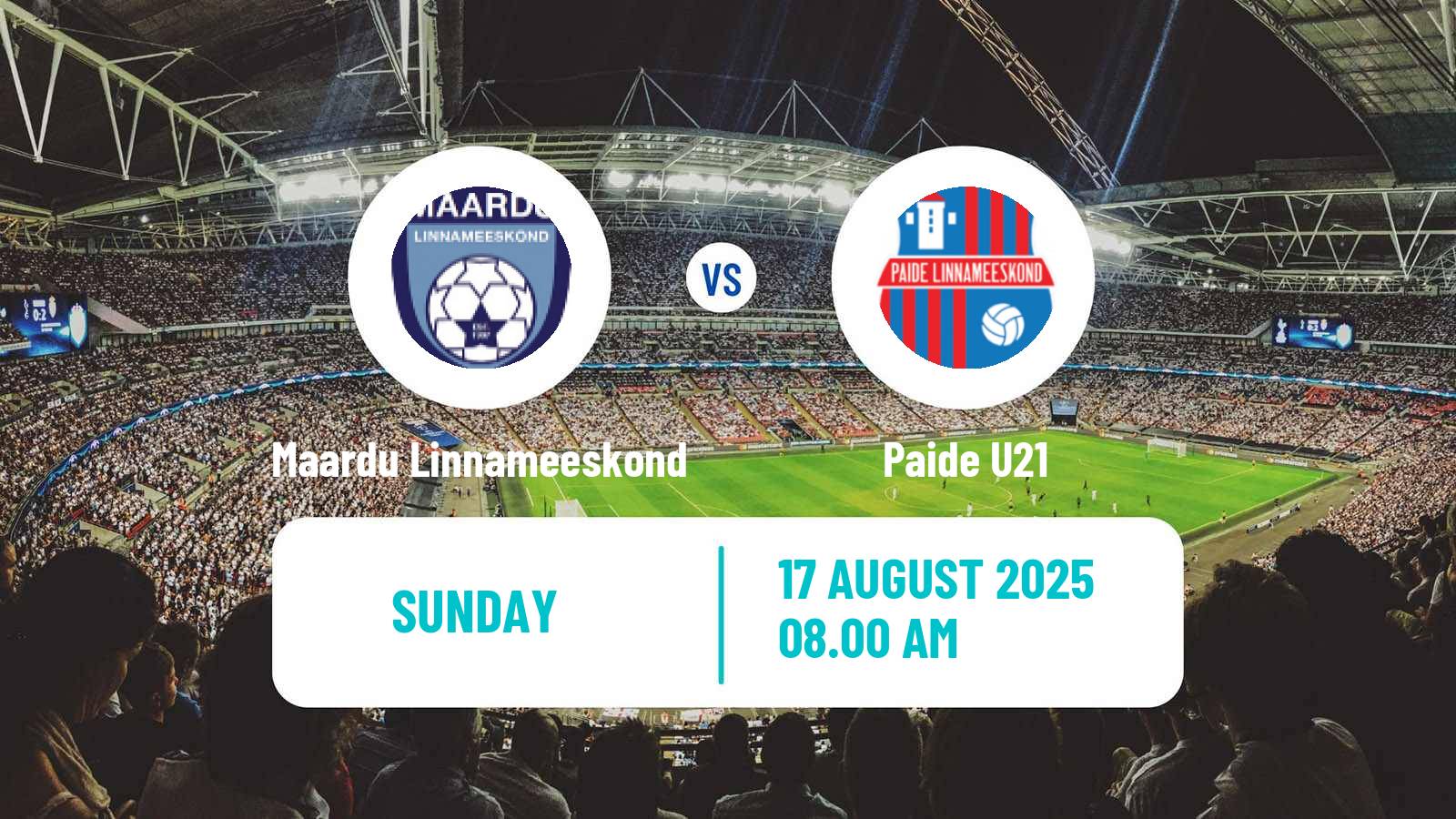 Football Estonian Esiliiga B Maardu Linnameeskond - Paide U21