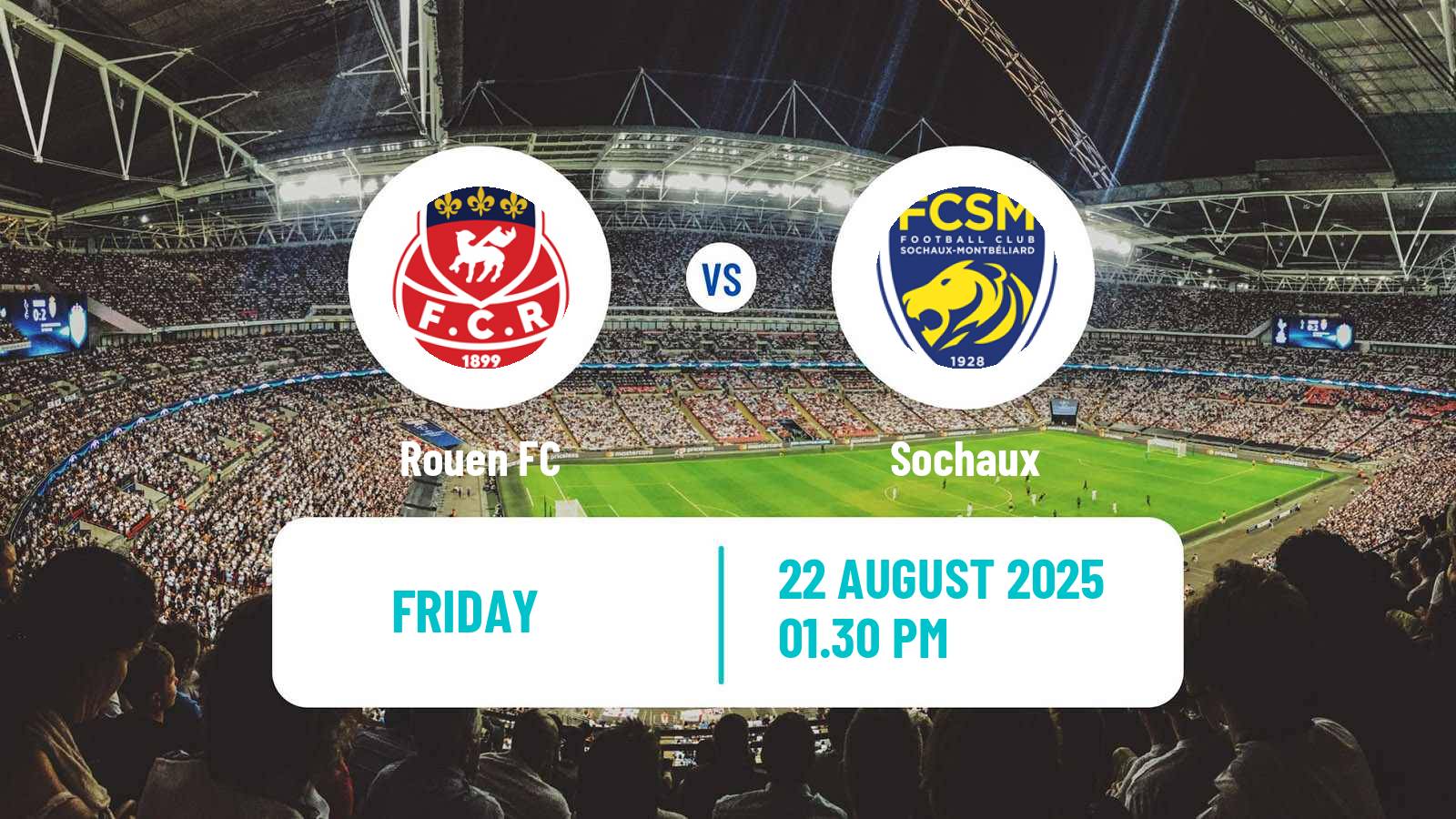 Football French National League Rouen FC - Sochaux