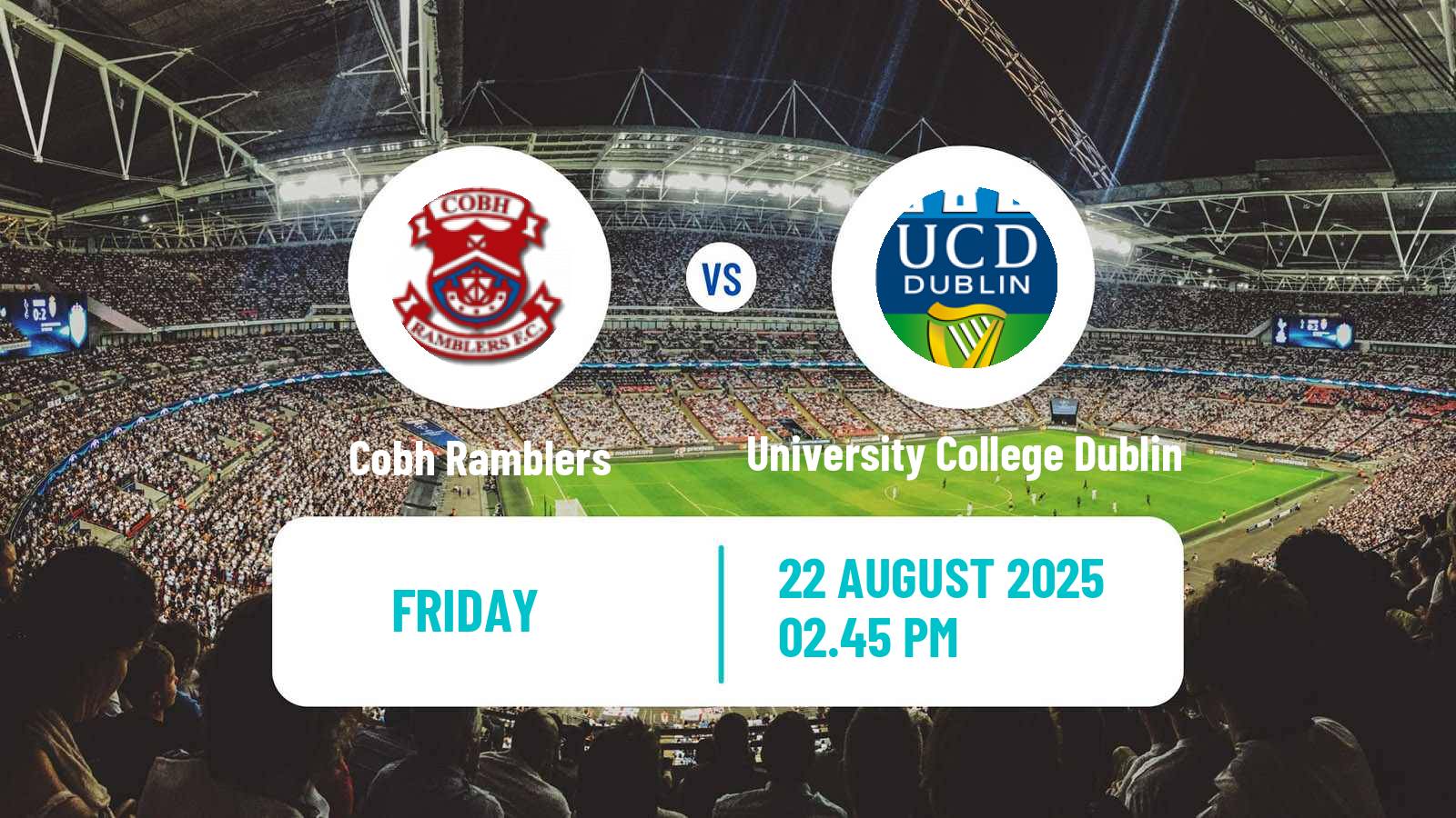 Football Irish Division 1 Cobh Ramblers - University College Dublin