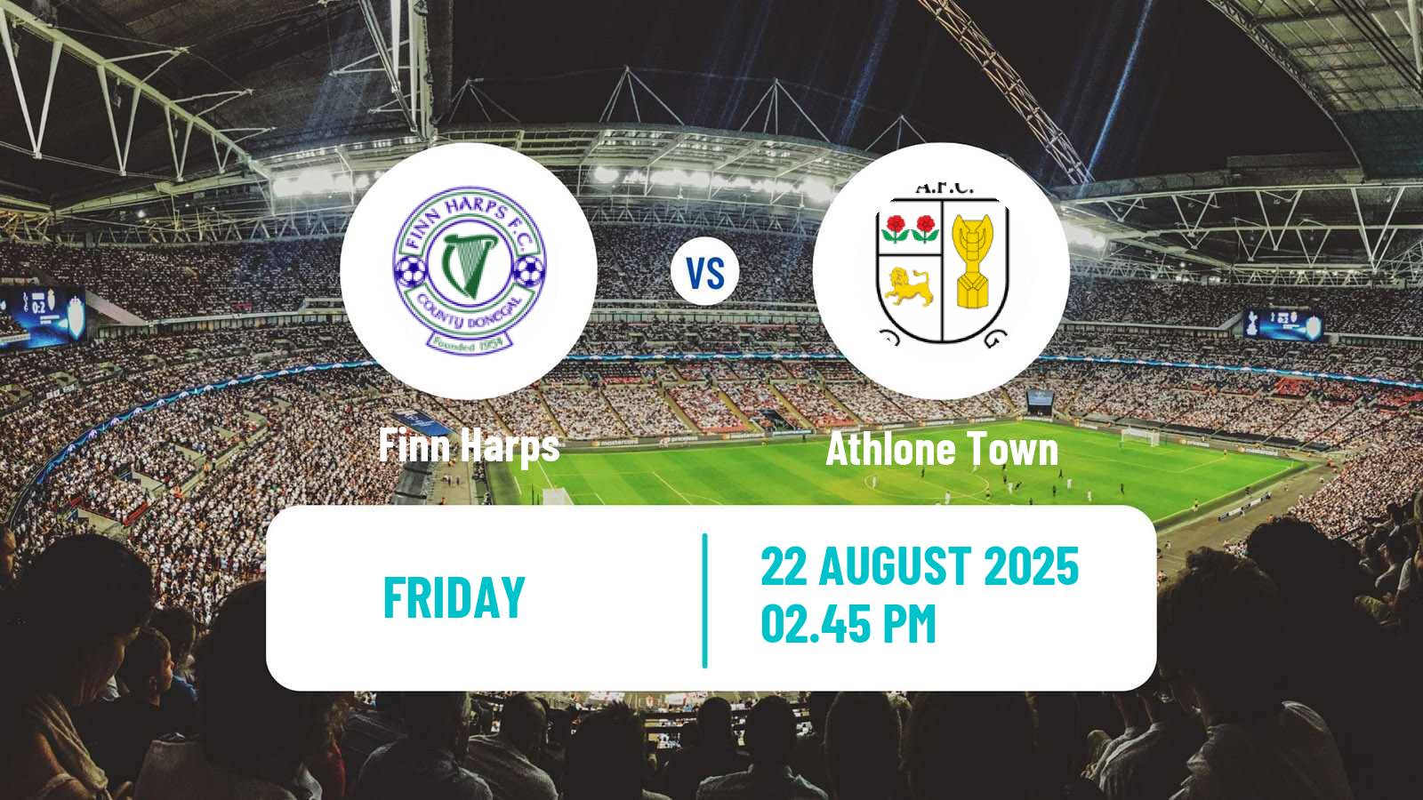 Football Irish Division 1 Finn Harps - Athlone Town
