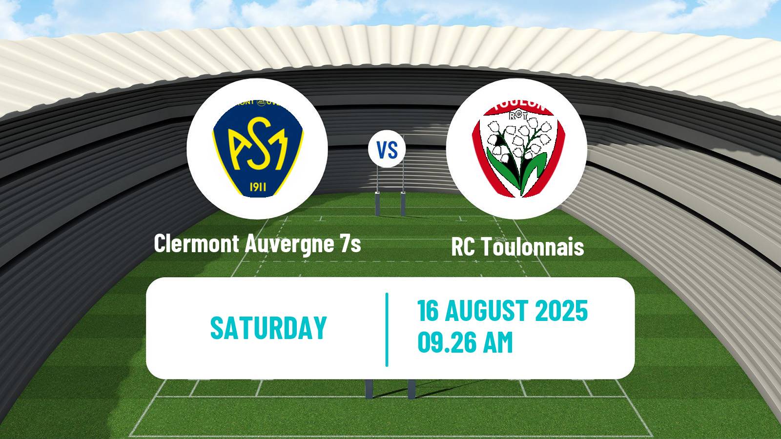 Rugby union French Supersevens Clermont Auvergne 7s - RC Toulonnais