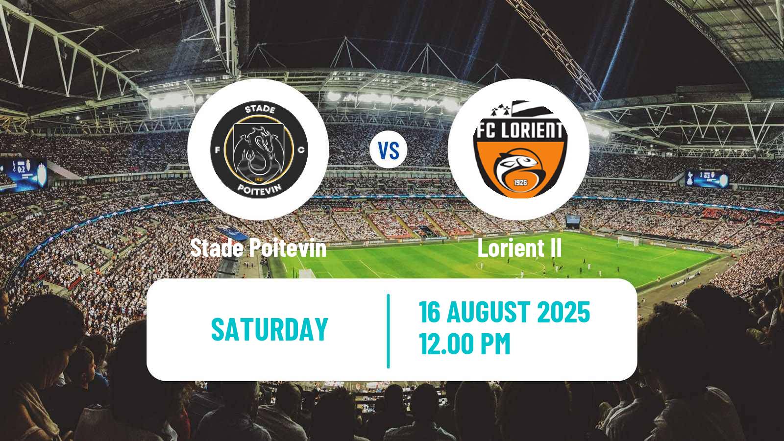 Football French National 2 - Group A Stade Poitevin - Lorient II