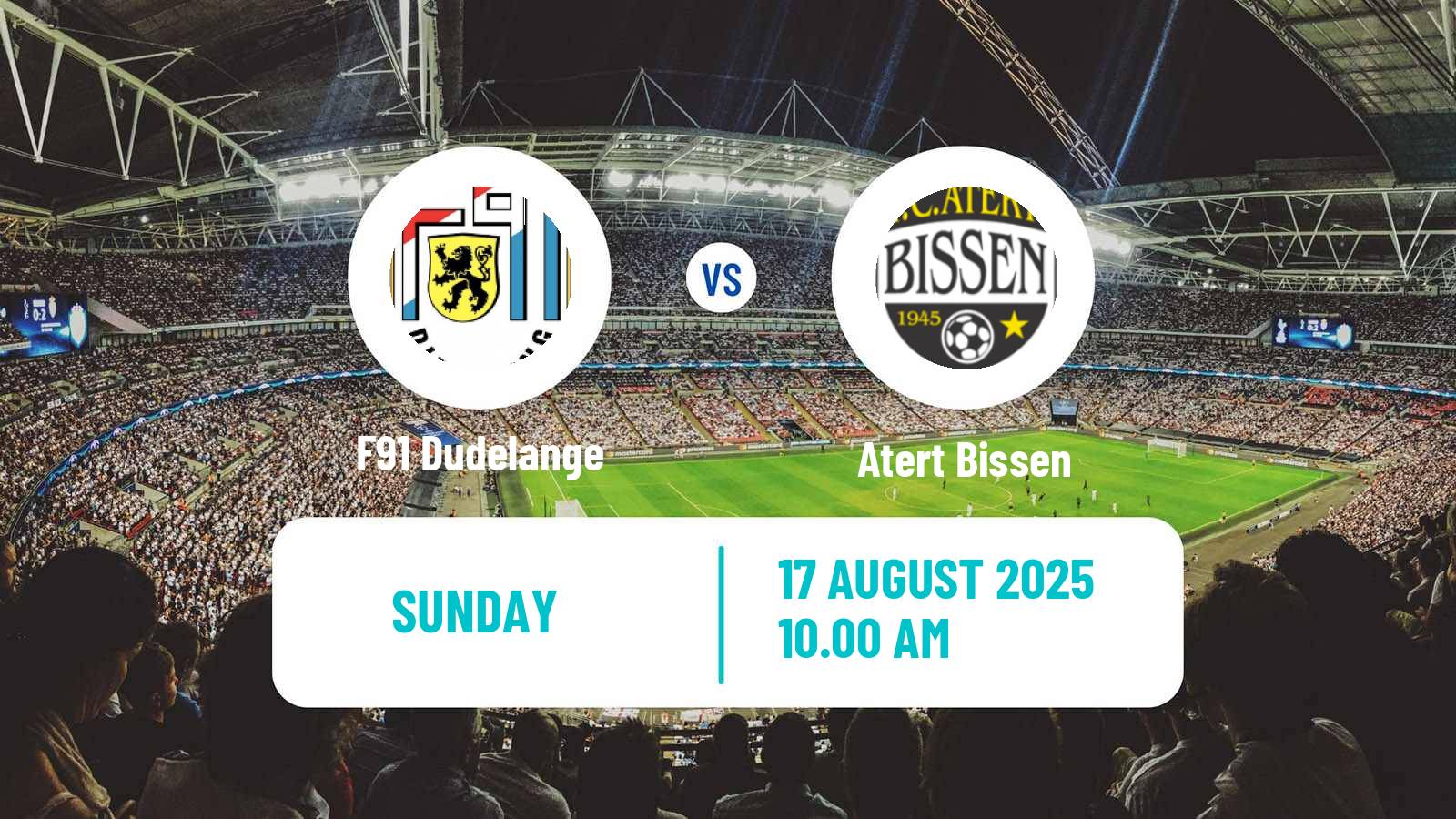 Football Luxembourg National Division F91 Dudelange - Atert Bissen