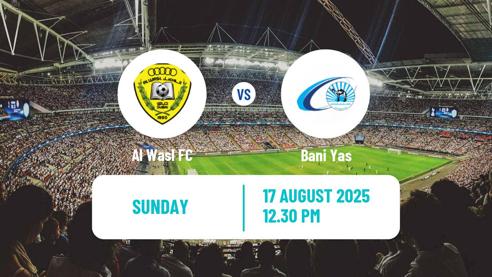 Football UAE Football League Al Wasl - Bani Yas