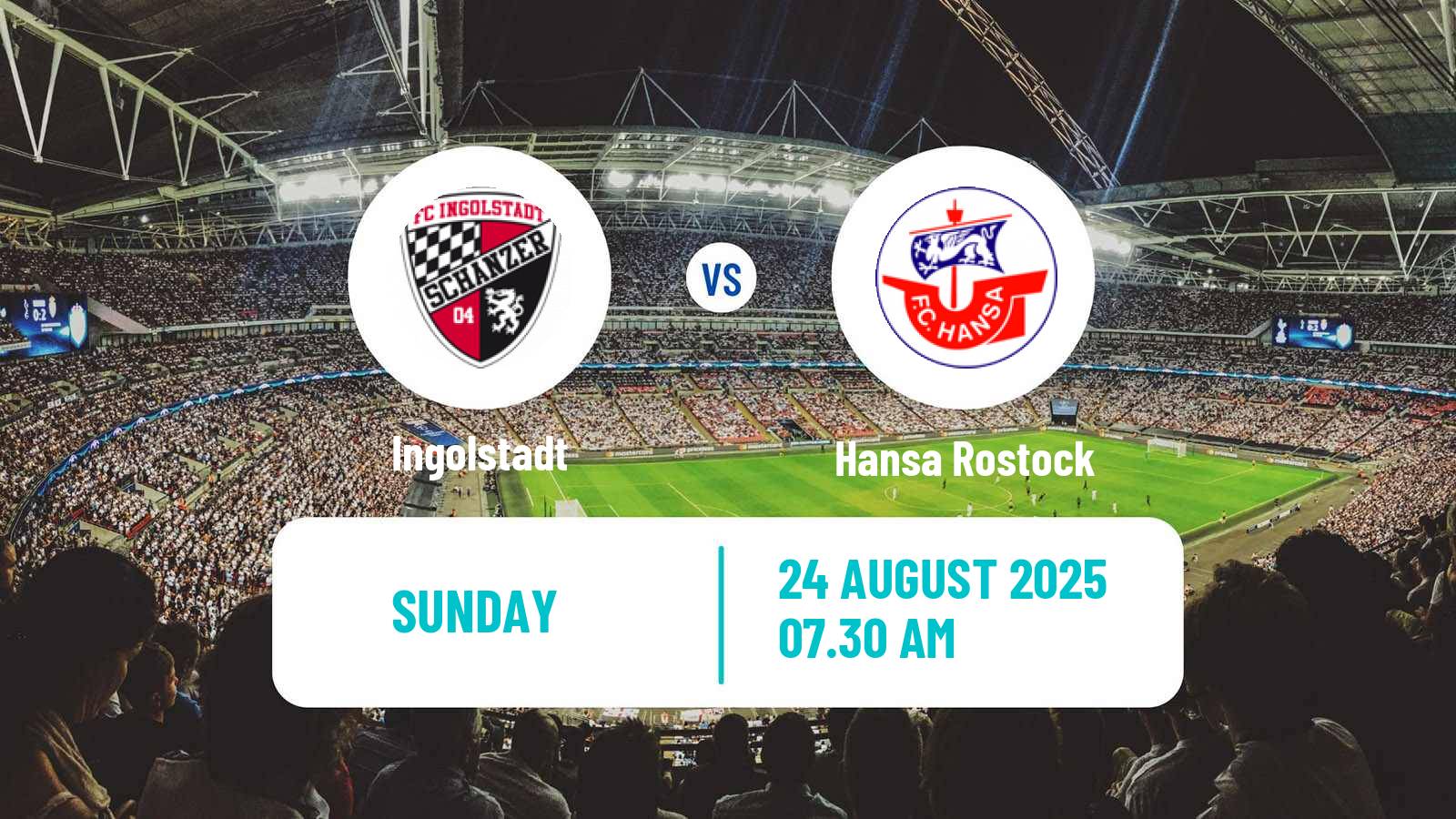 Football German 3 Bundesliga Ingolstadt - Hansa Rostock