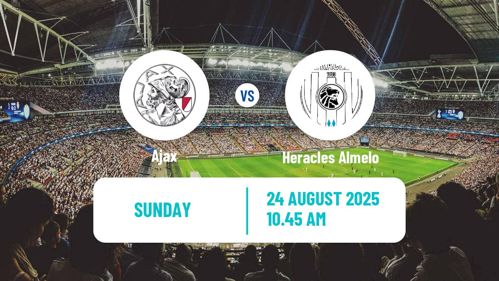 Football Dutch Eredivisie Ajax - Heracles Almelo