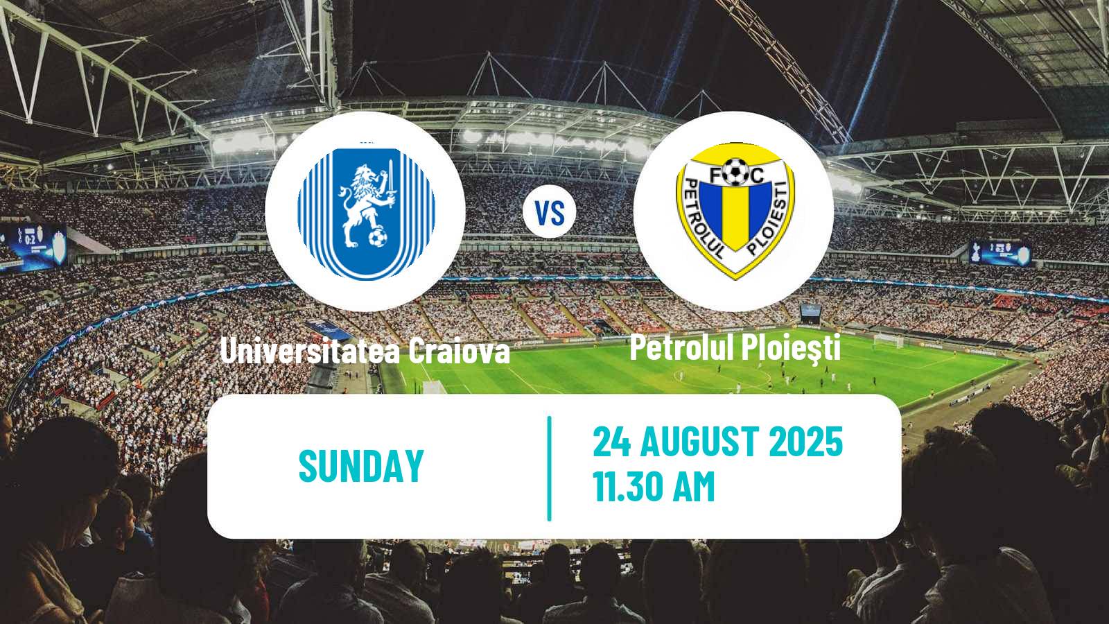 Football Romanian Liga 1 Universitatea Craiova - Petrolul Ploieşti