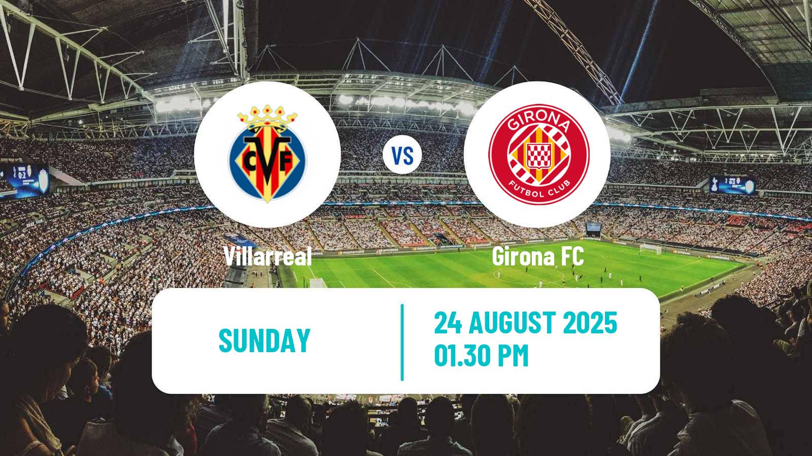 Football Spanish LaLiga Villarreal - Girona