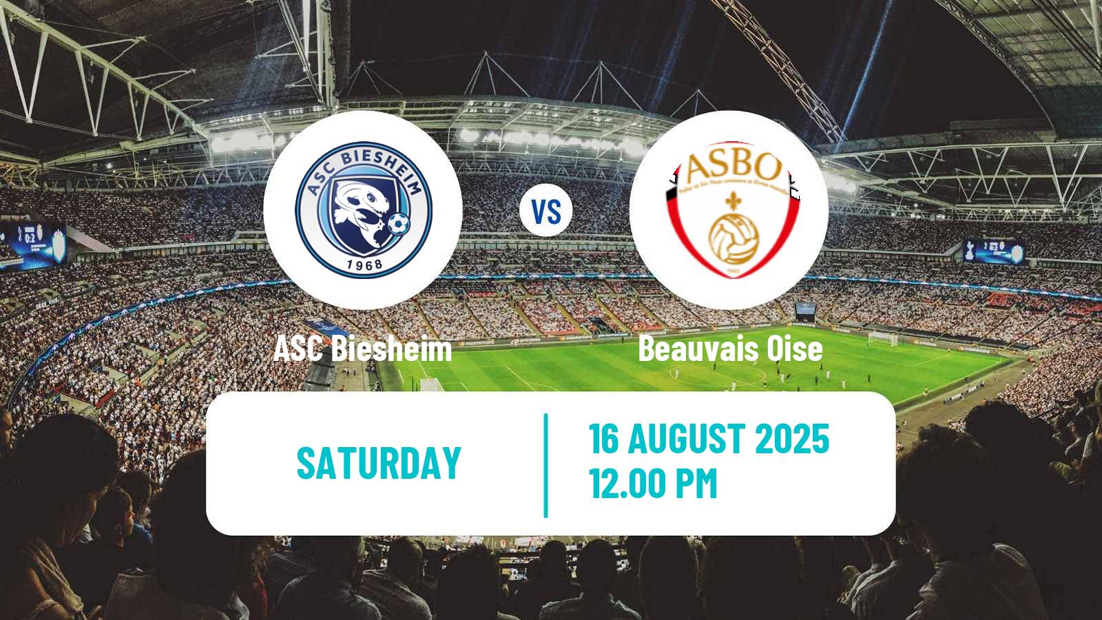 Football French National 2 - Group B Biesheim - Beauvais Oise