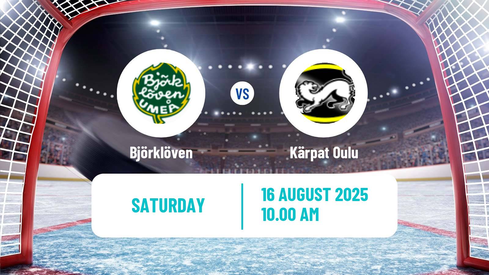 Hockey Club Friendly Ice Hockey Björklöven - Kärpät