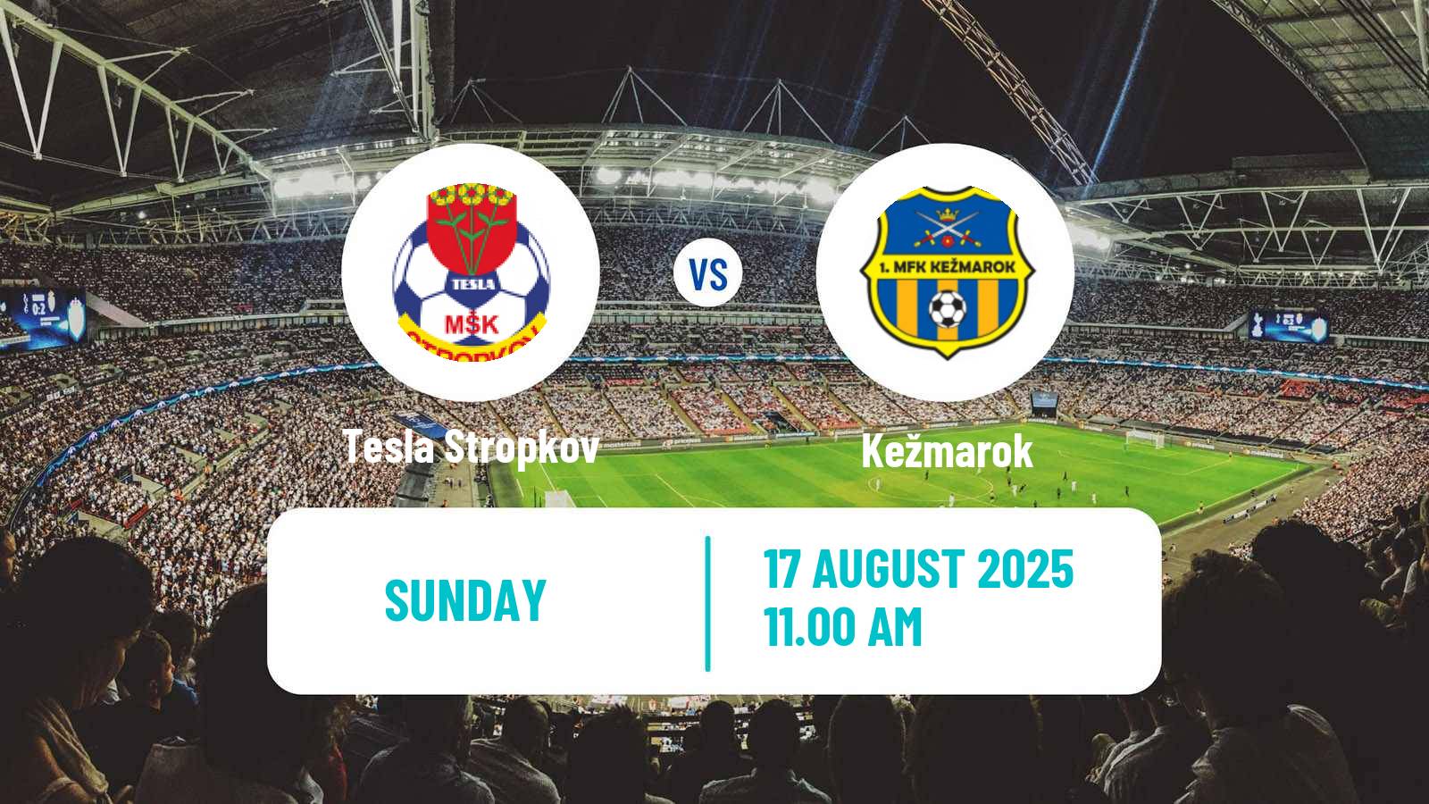Football Slovak 3 Liga East Tesla Stropkov - Kežmarok