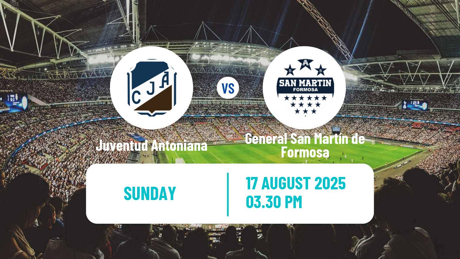 Football Argentinian Torneo Federal Juventud Antoniana - General San Martín de Formosa