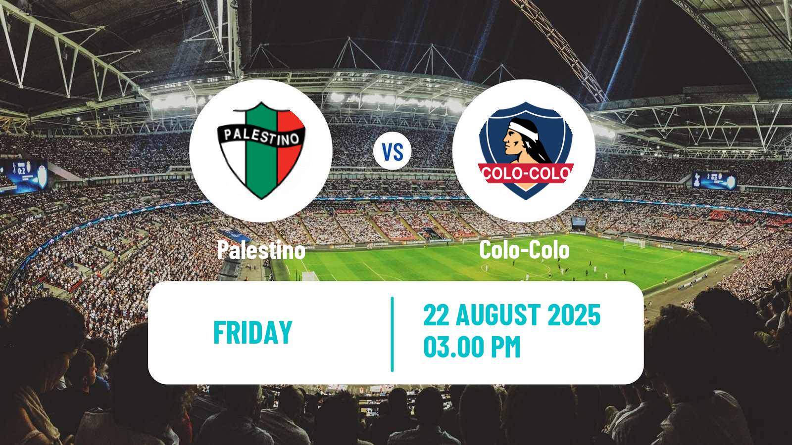 Football Chilean Primera Division Palestino - Colo-Colo