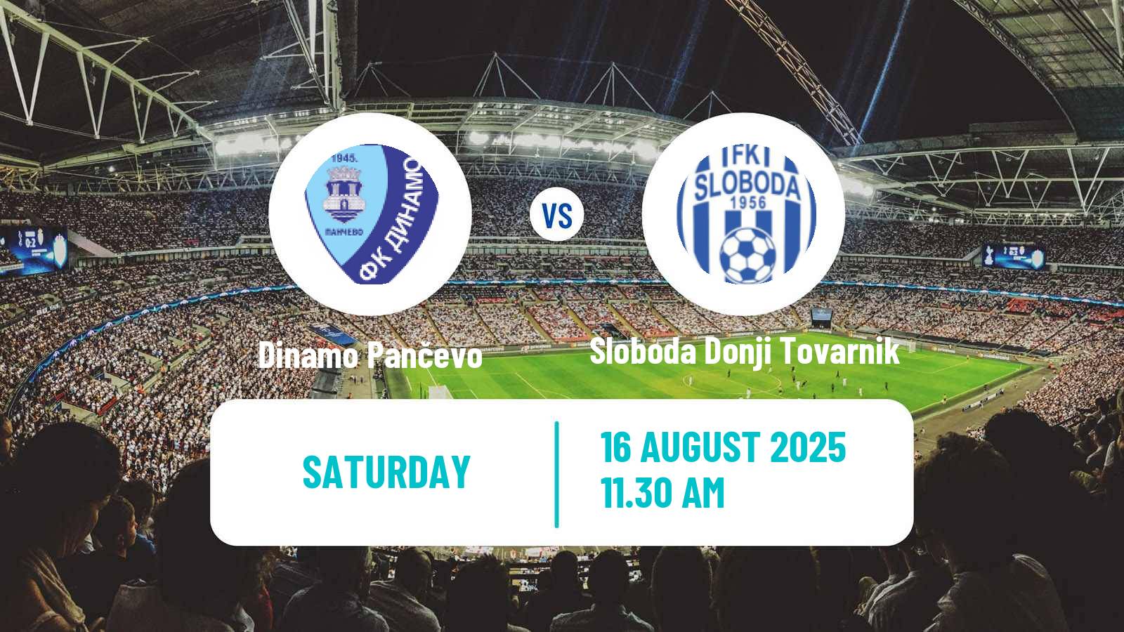Football Serbian Srpska Liga - Vojvodina Dinamo Pančevo - Sloboda Donji Tovarnik