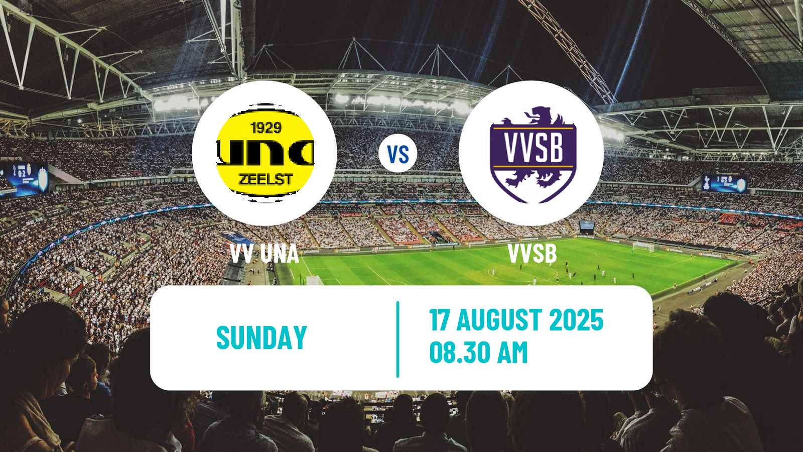 Football Dutch Derde Divisie UNA - VVSB