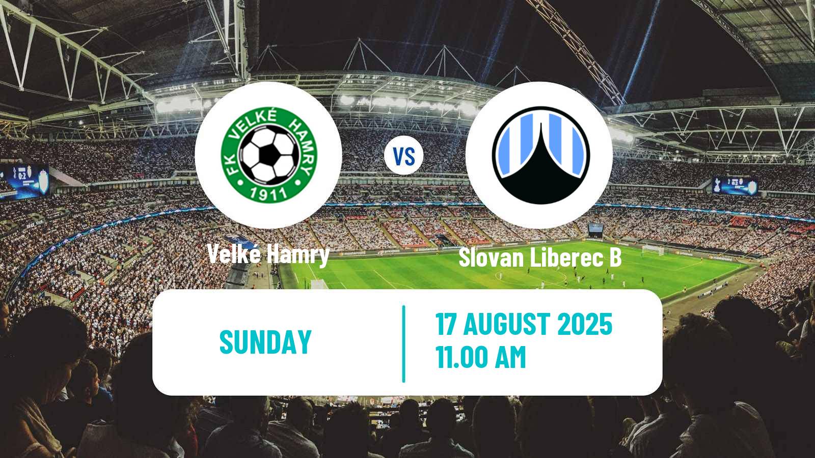 Football Czech CFL Group B Velké Hamry - Slovan Liberec B