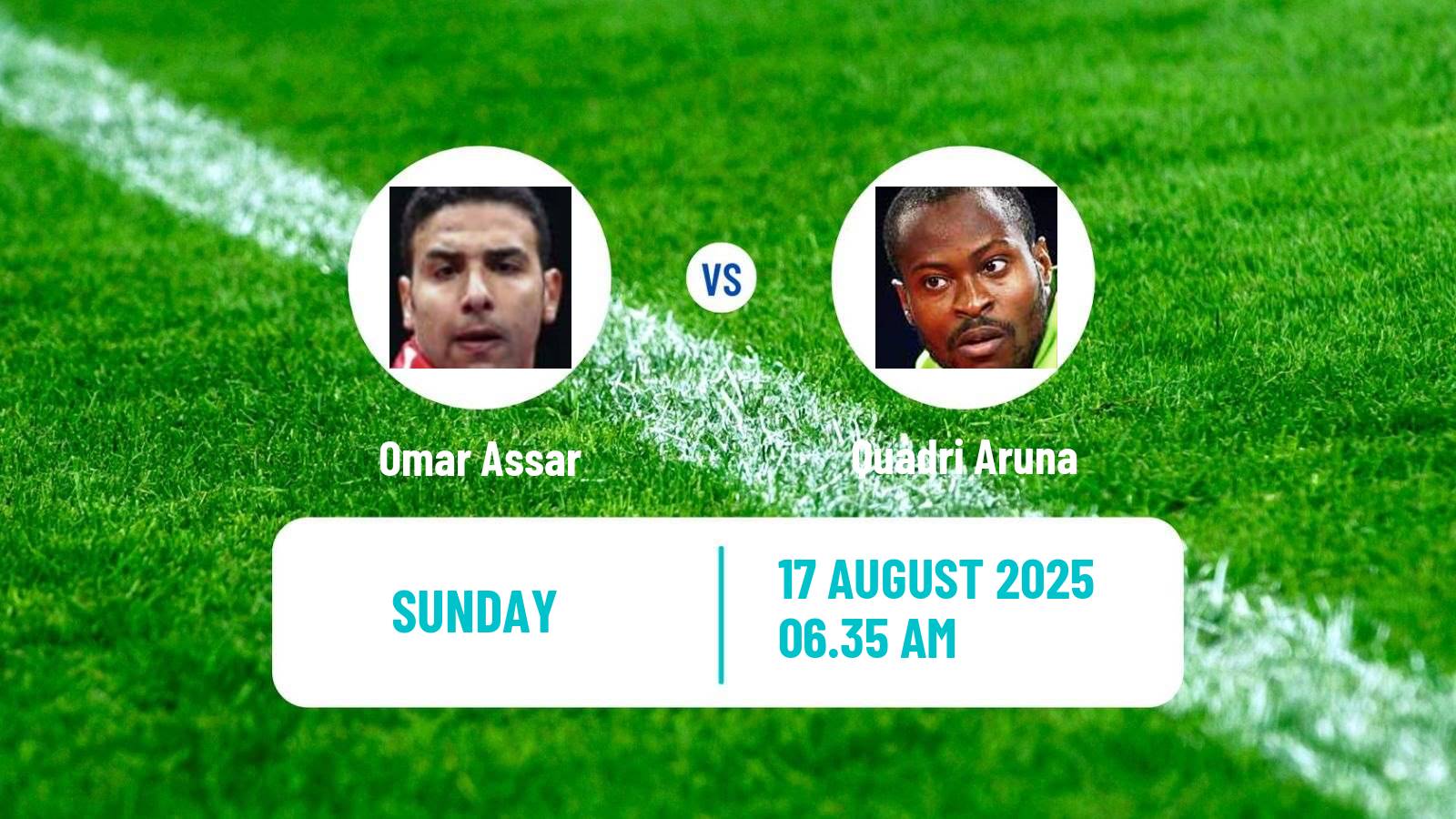 Table tennis Europe Smash Sweden Men Omar Assar - Quadri Aruna